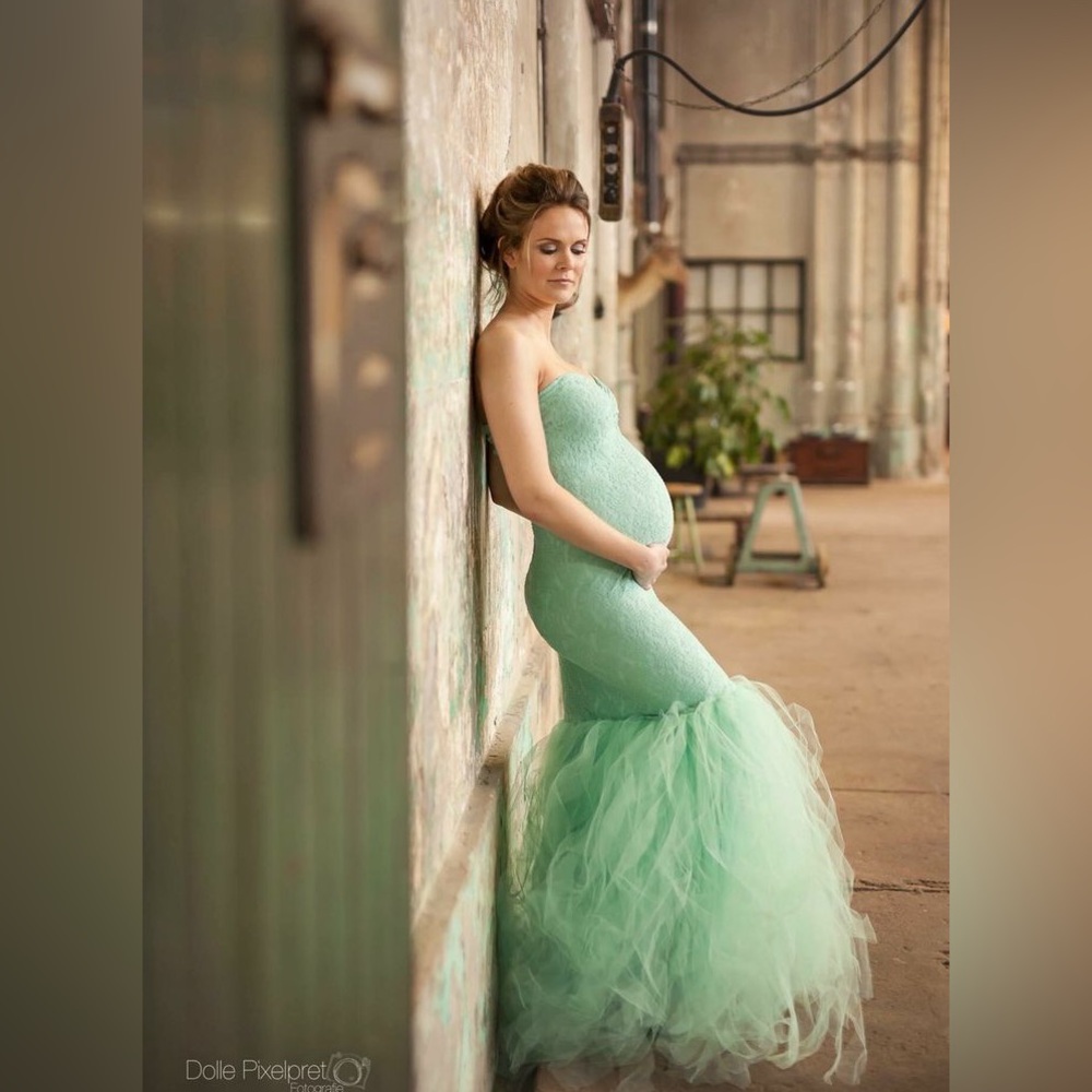 Maternity designer gown